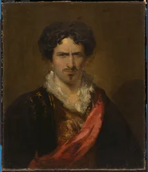 Junius Brutus Booth como Sir Edward Mortimer, 1823.