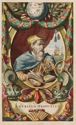 Retrato de Amerigo Vespucci, 1671