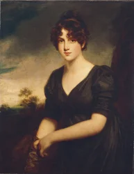 Retrato de Miss Frances Vinicombe, década de 1790