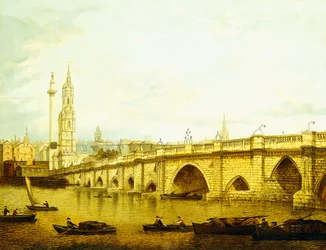 Uma vista da ponte de Londres,