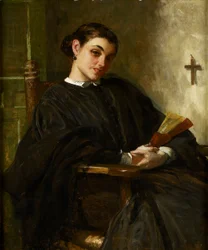 Garota espanhola (óleo sobre tela)