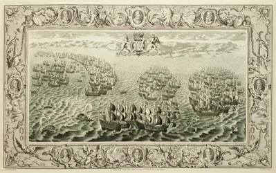 Armada (gravura de uma tapeçaria), 1739