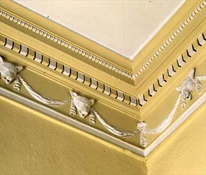 Friso neoclássico da sala de jantar, Belle Isle, Windermere, 1774