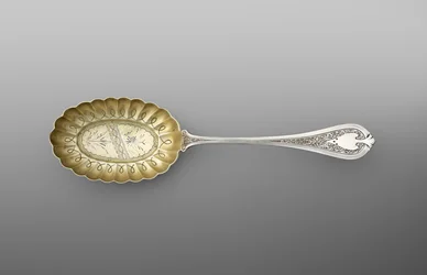 Colher, c.1870 (prata com douramento)