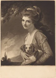 Lady Hamilton como Natureza, publicado em 1784.