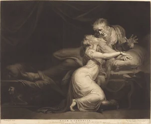 Lear e Cordelia, 1784.