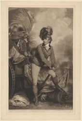 Tenente Coronel Sir Banastre Tarleton, publicado em 1782.