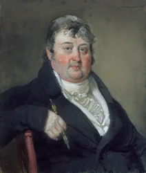 Retrato de Júlio César Ibbetson (1759-1817) (pastel sobre papel)