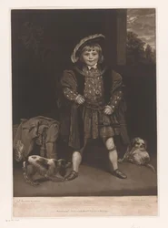 Retrato de John Crewe em criança