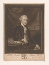 Portret van William Musgrave
Sir Willm. Musgrave Baronet F.R.S. um dos Comissários da Alfândega de Sua Majestade (título sobre o objecto)