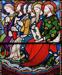 Seis Apóstolos, detalhe de O Último Julgamento, 1860 (vitral)