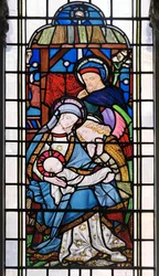 A Natividade, 1859 (vitral)