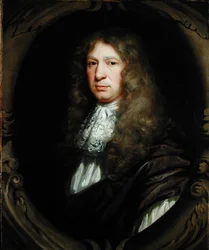 Retrato de Sir John Streynsham Master (1604-1723) (óleo sobre tela)