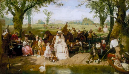 "Um Dia de Verão no Hyde Park", 1858