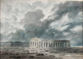 Dois grandes templos em Paestum