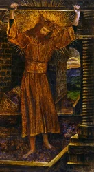The Wine Press, c.1860 (aguarela, guache e tinta dourada sobre papel)