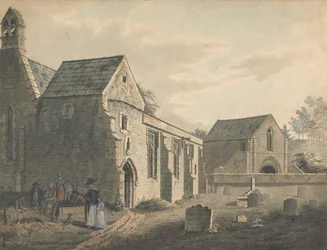 Igreja, Adro da Igreja e Figuras (O Cemitério)