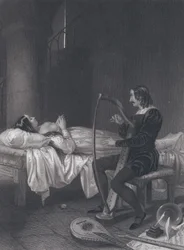 O músico de Malamocco (gravura)