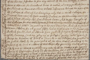 Uma carta de John Row, um estudante de St. Andrews, para seu tio, 1691