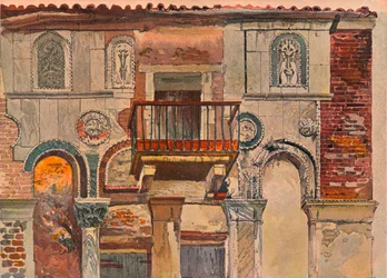 Fondaco De Turchi, Veneza, c1853