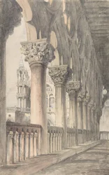 Loggia do Palácio Ducal, Veneza, 1849-50.