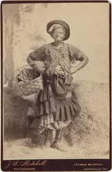 Retrato de uma mulher,c. 1890s (foto)