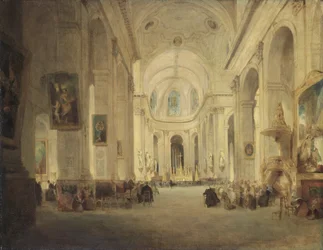 Interior de St. Sulpice, Paris