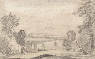 Ponte e ruína, depois de Richard Wilson; Sobre o Tibre