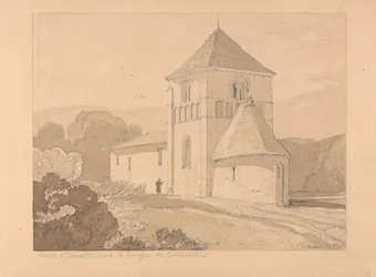 Igreja de Yainville, perto de Saint Georges de Bocherville, Normandia