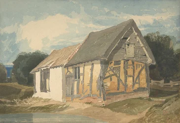 Edifício Agrícola junto a uma lagoa, 1808-11.