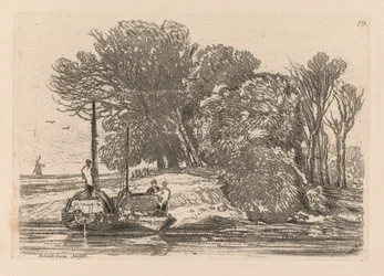 Estudos estão Placa livre 19, Postwick Grove, Norfolk de 1838.