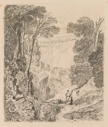 Estudos estão Placa livre 2, vista de Clifton de 1838.