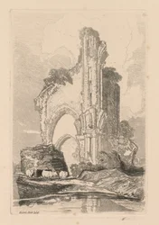Liber Studiorum: Placa 35, Wenlock Priory, Salop