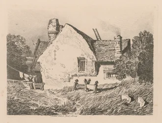 Liber Studiorum: Placa 39, Vista em Ashdted, Surrey