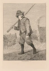 Liber Studiorum: Placa 46, Esboço após Teniers