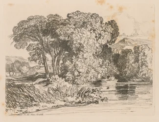 Liber Studiorum: Placa 4, Vista em Yare, Norfolk, 1838.