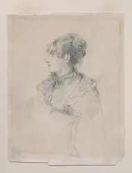 Retrato da Sra. Parr(?), irmã da Sra. John Sell Cotman, chamada 