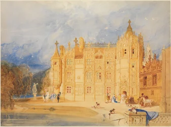 A casa abacial, abadia de Saint-Ouen, Ruão