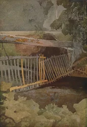 O portão da gota, Duncombe Park, 1923