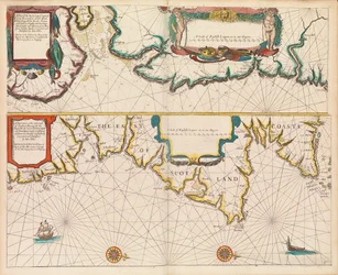 O piloto inglês o primeiro livro: descrevendo a navegação do norte, c.1671 (papel)