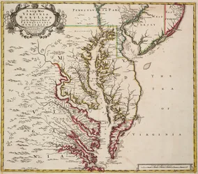 Mapa da Virgínia
