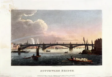 Southwark Bridge, Londres, 1819