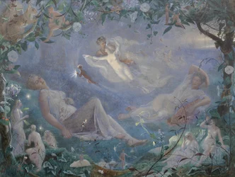 Cena de Sonho de uma noite de verão, 1873.