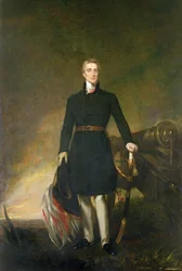 Arthur Wellesley (1769-1852) Duque de Wellington (óleo sobre tela)