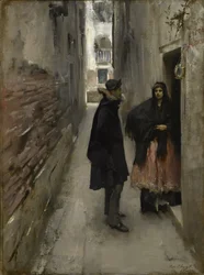 Uma rua em Veneza