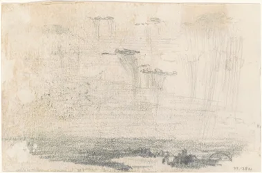 Nuvens [verso], 1870-1872.