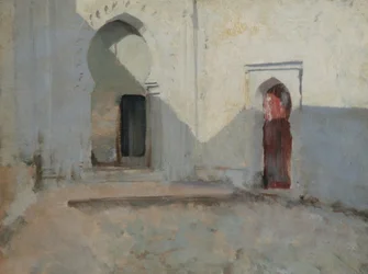 Pátio, Tetuan, Marrocos, 1879-80