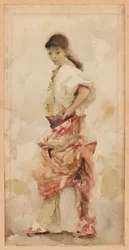 Garota em traje espanhol