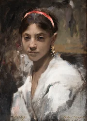 Cabeça de uma menina de Capri, 1878
