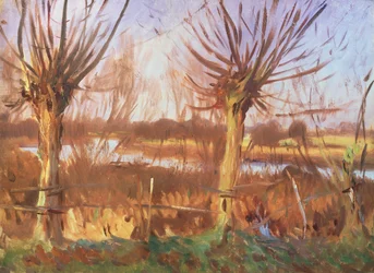 Paisagem com árvores, Calcot-on-the-Thames